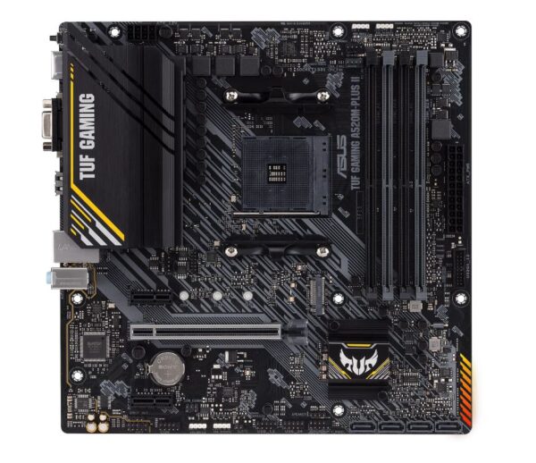 ASUS AMD A520 TUF GAMING A520M-PLUS II (Ryzen AM4) Micro ATX Gaming Motherboard