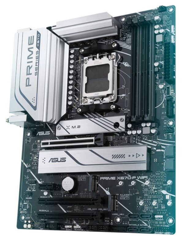 ASUS AMD X670 PRIME X670-P WIFI-CSM (AM5) ATX Motherboard 4x DDR5 128GB
