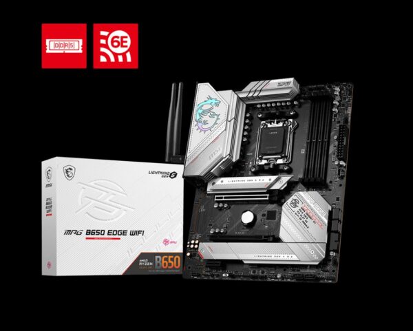 MSI MPG B650 EDGE WIFI AMD AM5 ATX Motherboard