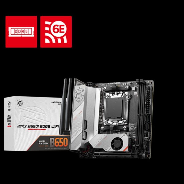 MSI MPG B650I EDGE WIFI AMD AM5 M-ITX Motherboard