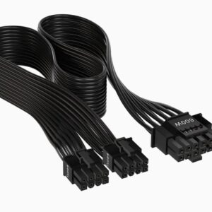 Corsair CP-8920284 600W PCIe 5.0 12VHPWR Type-4 PSU Power Cable. FULLY COMPATIBLE with Type 4 Corsair PSU. 4090xx (LS)