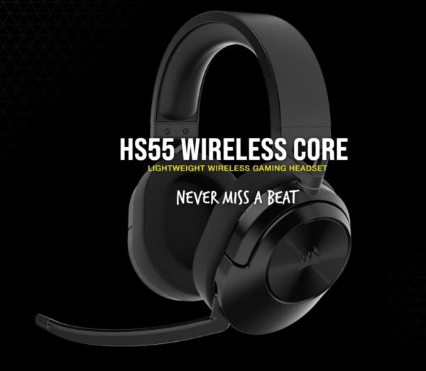 Corsair HS55 Wireless Core Carbon WL & Bluetooth