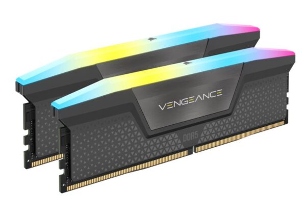Corsair Vengeance RGB 64GB (2x32GB) DDR5 UDIMM 5200MHz C40 1.25V Desktop Gaming