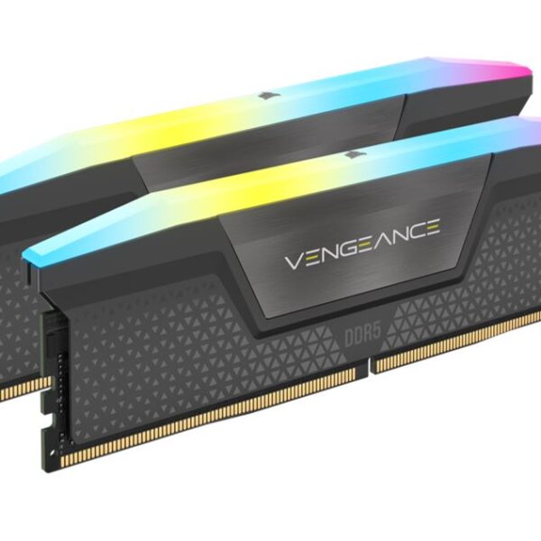 Corsair Vengeance RGB 64GB (2x32GB) DDR5 UDIMM 5600MHz C36 1.25V Desktop Gaming