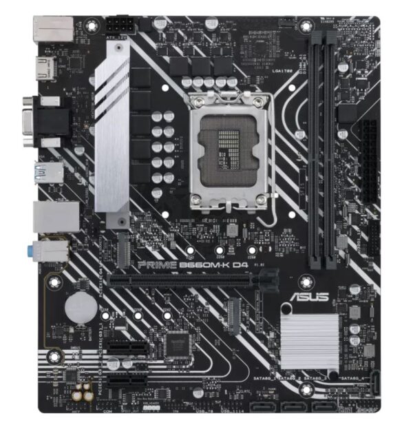 ASUS PRIME B760M-K D4-CSM Intel LGA1700 mATX Motherboard 64GB