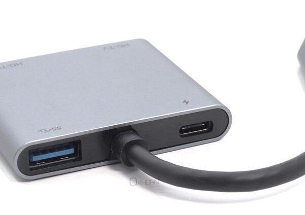 Oxhorn 4-in-1 USB-C to 2x HDMI 1xUSB3.0 1xUSB-C Charging Port 100W Power Deliver