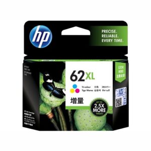 HP C2P07AA #62XL High Yield Tri Colour Ink Cartridge (415 page yield)