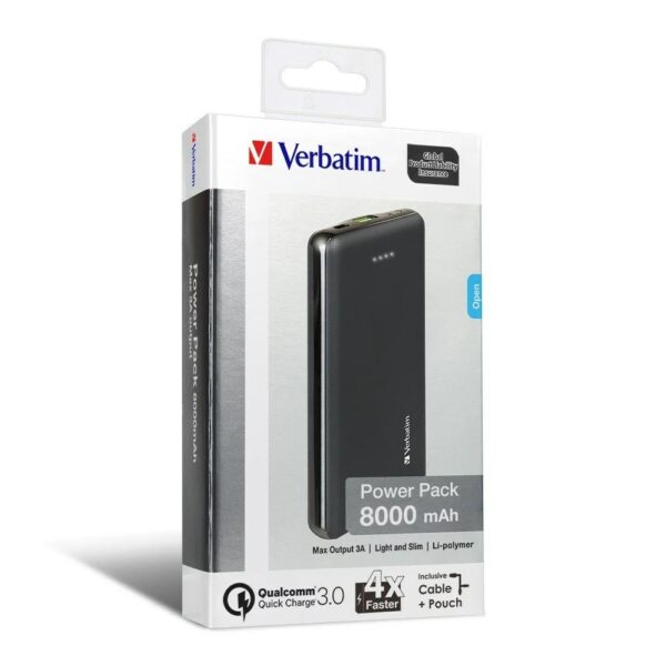 Verbatim Li-polymer QC 3.0 Power Pack 8