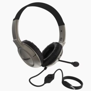 (LS) Verbatim Multimedia Headset with Noise Cancelling Boom Mic - Graphite (> 66