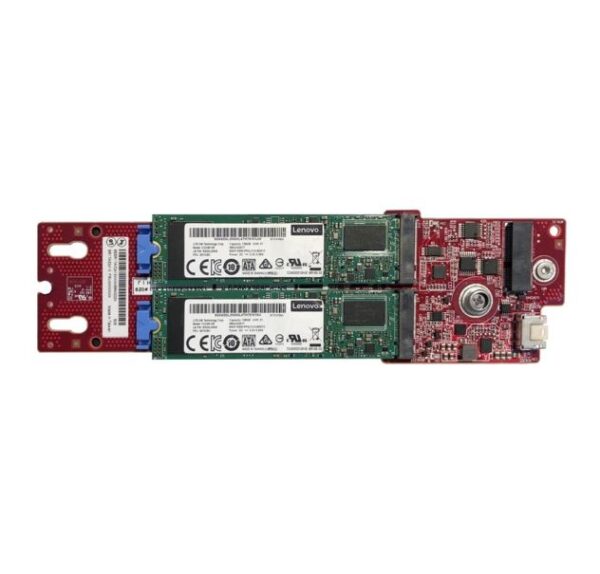 LENOVOThinkSystem M.2 SATA/NVMe 2-Bay Enablement Kit for ST250V2/SR250V2/ST650V2