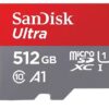 SanDisk 512GB Ultra MicroSDXC UHS-I Memory Card - 150MB/s -Capacity: 512GB - Com