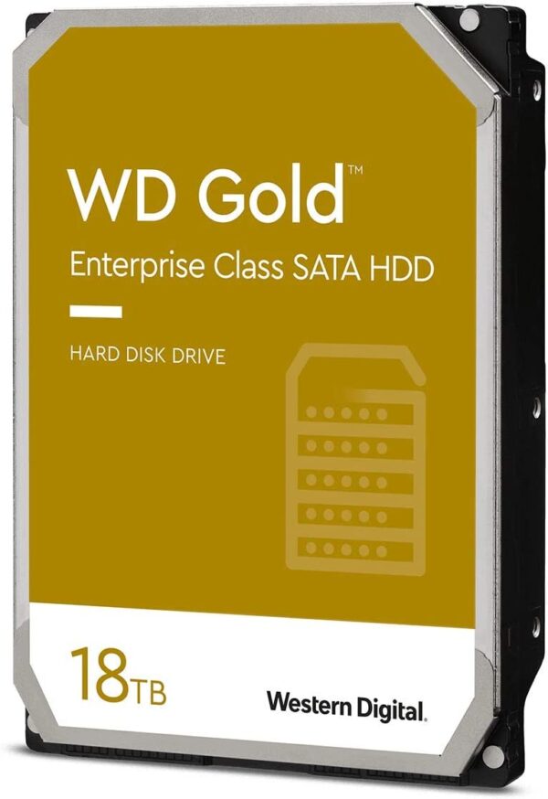 Western Digital 18TB WD Gold Enterprise Class Internal Hard Drive - 7200 RPM Cla