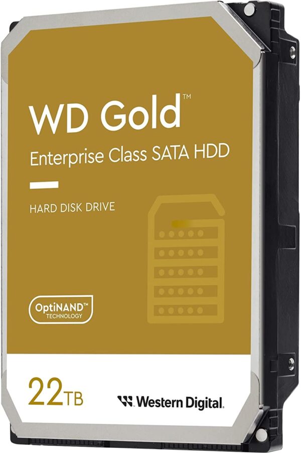 Western Digital 22TB WD Gold Enterprise Class SATA Internal Hard Drive HDD - 720