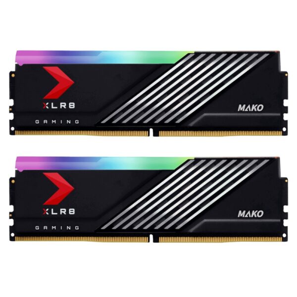 PNY XLR8 RGB 32GB (2x16GB) DDR5 6000Mhz Gaming MAKO EPIC-X C40 1.4V Desktop Gami