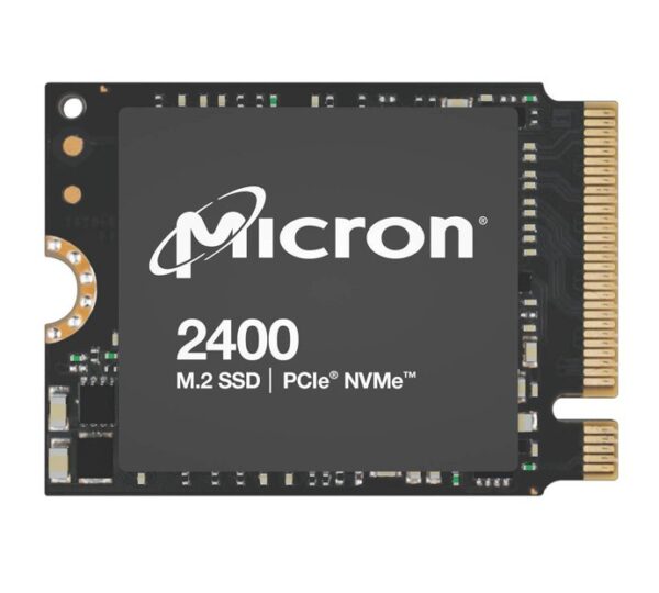 Micron/Crucial 2400 1TB M.2 2230 NVMe SSD 4500/3600 MB/s 600K/650K 300TBW 2M MTT