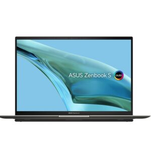 ASUS ZenBook S 13 13.3' 2.8K OLED Intel i5-1335U 16GB DDR5 512GB SSD Windows 11 Home Iris Xe WIFI6E Backlit Thunderbolt 2xUSB-C HDMI 180° Hinge 1kg 1y