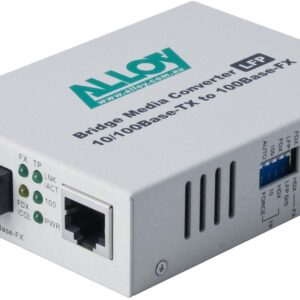 Alloy FCR200SC.10015  10/100Base-TX to 100Base-FX Single Mode Fibre (SC) 1550nm Converter Switch module with LFP via FEF or FM. 100Km. MOQ 10 units