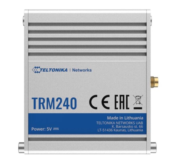 Teltonika TRM240 - the industrial grade USB LTE Cat 1 Modem with a rugged housin