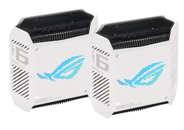 ASUS ROG Rapture GT6 AX10000  WiFi 6 Tri-Band Gaming Mesh Routers White Colour (