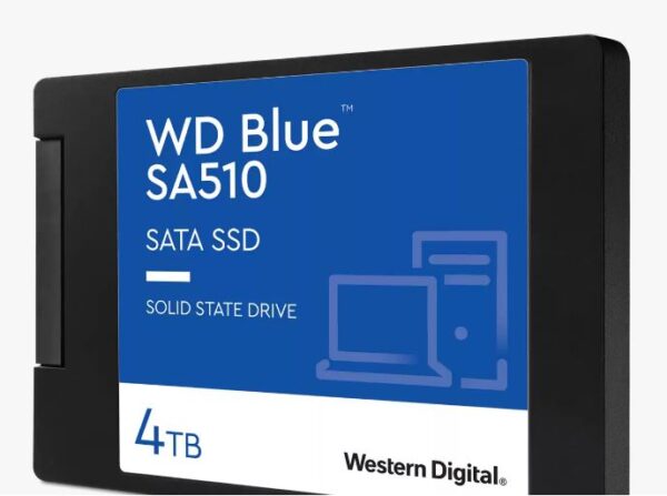 Western Digital WD Blue 4TB 2.5' SATA SSD 560R/530W MB/s 95K/82K IOPS 600TBW 1.7