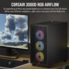 Corsair Carbide Series 3000D RGB Solid Steel Front ATX Tempered Glass Black