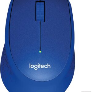Logitech M331 SILENT PLUS  Wireless Mouse Blue  DPI (Min/Max): 1000±  1-Year Limited Hardware Warranty
