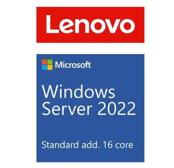 LENOVO Windows Server 2022 Standard Additional License (16 core) (No Media/Key)