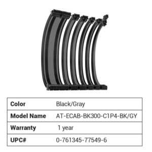 Antec CIP4 Cable Kit Black Grey - 6 Pack