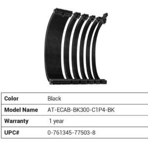 Antec CIP4 Cable Kit Black - 6 Pack