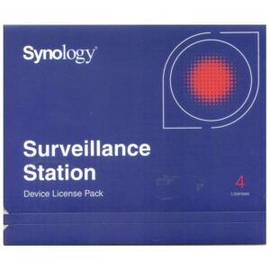Synology Surveillance Device License Pack For Synology NAS - 4 Additional Licens