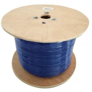 8Ware 305m CAT6A Cable Roll Blue Bare Solid Copper Twisted Core PVC Jacket >305m