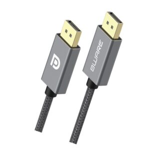 8ware Pro Series 4K 60Hz DisplayPort Male DP to DisplayPort Male DP cable Gray m