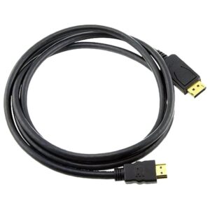 8ware DisplayPort DP to HDMI Cable 2m - 20 pins Male to 19 pins Male Gold plated