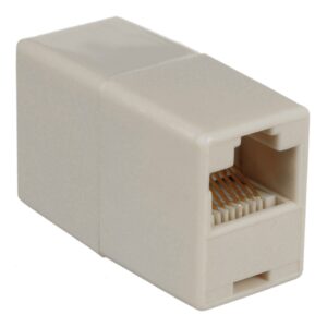 8Ware RJ45 in Line Coupler - Network Keystone Jack Socket suitable for CAT5e and