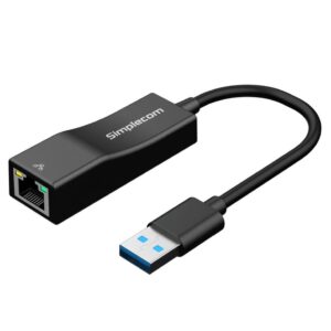 Simplecom NU302 SuperSpeed USB 3.0 to RJ45 Gigabit 1000Mbps Ethernet Network Ada