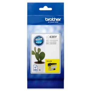 Brother LC-436XLY Yellow Ink Cartridge to suit MFC-J6555DWXL - up to 5000 pages