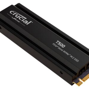 Crucial T500 1TB Gen4 NVMe SSD w Heatsink - 7300/6800 MB/s R/W 600TBW 1440K IOPs