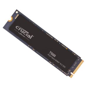 Crucial T500 500GB Gen4 NVMe SSD - 7200/5700 MB/s R/W 300TBW 1390K IOPs 1.5M hrs