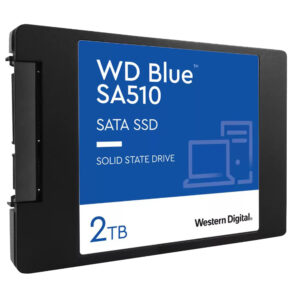Western Digital WD 2TB Blue SA510 SATA SSD 2.5'/7mm Cased Read 560MB/s Write 520