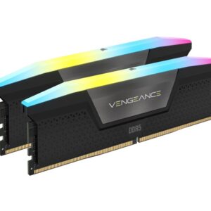 Corsair Vengeance RGB 96GB (2x48GB) DDR5 UDIMM 5600MHz C40 1.25V Desktop Gaming