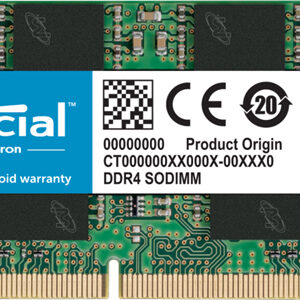 Crucial 8GB (1x8GB) DDR4 SODIMM 3200MHz CL22 1.2V Laptop Laptop Memory RAM ~CT8G