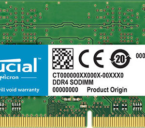 Crucial 8GB (1x8GB) DDR4 SODIMM 3200MHz CL22 1.2V Single Ranked Laptop Laptop Me