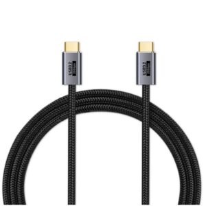 Pisen Braided USB-C to USB-C (3.2 Gen 2) Cable (1M) - Black