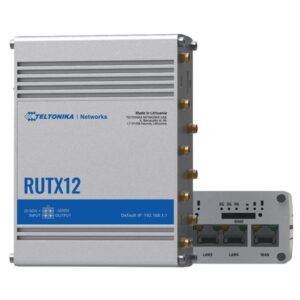 Teltonika RUTX12 - Industrial Dual Modem and Dual SIM CAT6 4G LTE Router/Firewal