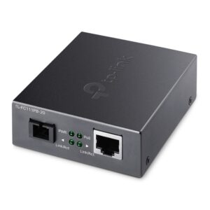 TP-Link TL-FC111PB-20 10/100Mbps WDM Media Converter with 1-Port PoE - IEEE 802.
