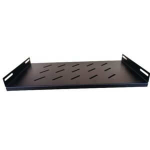 LDR Fixed 1U 275mm Deep Shelf Recommended for 19' 450/550mm Deep Cabinet - Black