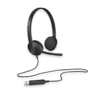 Logitech H340 Plug-and-Play USB Headset with Noise Cancelling Microphone Comfort