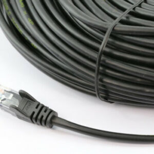 8Ware CAT6A Cable 20m - Black Color RJ45 Ethernet Network LAN UTP Patch Cord Sna