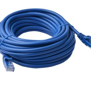 8Ware CAT6A Cable 20m - Blue Color RJ45 Ethernet Network LAN UTP Patch Cord Snag