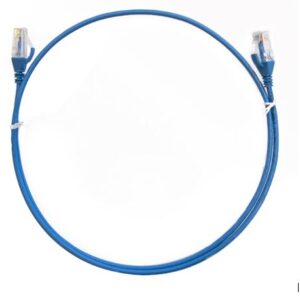 8ware CAT6 Thin Cable 1.5m / 150cm - Blue Color Premium RJ45 Ethernet Network LA